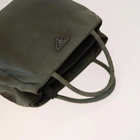 PRADA Tote Bag Nylon 2Set Gray Pink Auth 138061 - Picture 5 of 16